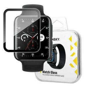 Wozinsky hibrid üveg Oppo Watch 2 42 mm - fekete kerettel kép