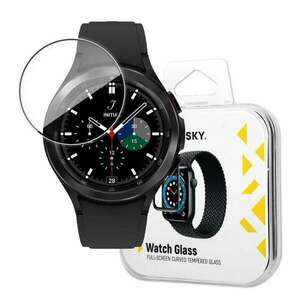 Wozinsky hibrid üveg Samsung Galaxy Watch 4/5 40 mm - fekete kerettel kép