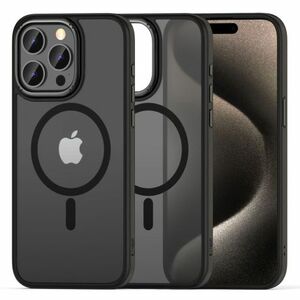 Tech-Protect Magmat tok iPhone 15 Pro, fekete kép