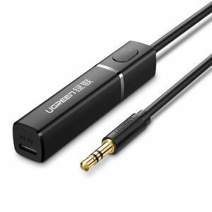 Ugreen CM107 Transmitter Bluetooth audio adapter 3.5 mm jack, fekete (40761 CM107) kép