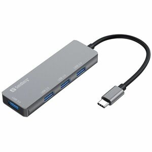 Sandberg USB-C Hub 1xUSB3.0+3x2.0 SAVER (336-32) kép