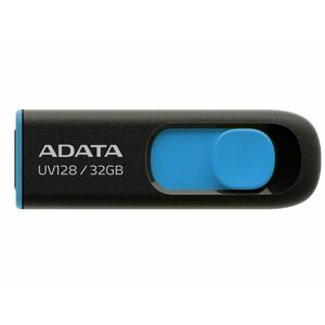 ADATA UV128 USB3.0 pendrive, 32GB (AUV128-32G-RBE) fekete/kék kép