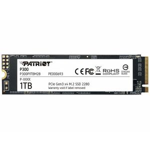 Patriot P300 M.2 PCIe SSD - 1TB ( P300P1TBM28) kép