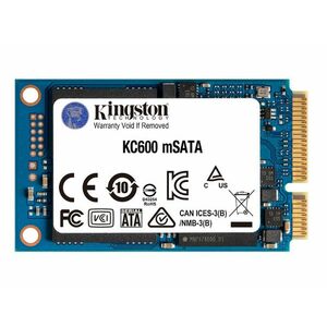 KINGSTON KC600 mSATA SSD, 1TB (SKC600MS/1024G) kép