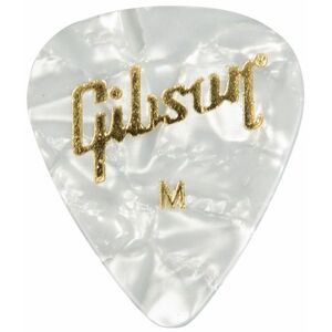 Gibson Pearloid Guitar Picks White Medium kép