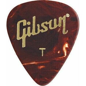 Gibson Celluloid Guitar Picks Tortoise Thin kép