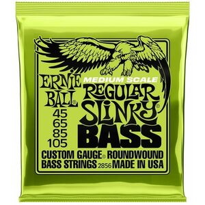 Ernie Ball Nickel Wound Medium Scale Bass Strings Regular Slinky kép