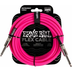 Ernie Ball Flex Instrument Cable 20' Pink kép