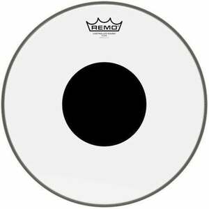 Remo Controlled Sound Clear Black Dot 10" Átlátszó dobbőr kép