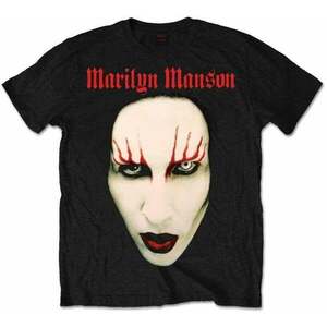 Marilyn Manson Ing Unisex Red Lips Black L kép