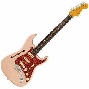 Fender FSR American Professional II Stratocaster Thinline RW Transparent Shell Pink kép