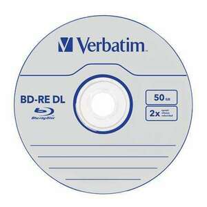 VERBATIM BD-RE BluRay lemez, kétrétegű, újraírható, 50GB, 2x, 1db... kép