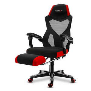Huzaro Combat 3.0 Gamer szék lábtartóval - fekete-piros kép