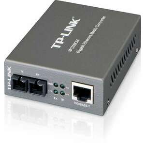 Tp-LinkMC200CM Optikai Media konverter 1000(réz)-1000FX(SC) Multi mód kép