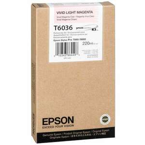Epson Tintapatron Vivid Light Magenta T603600 220 ml kép