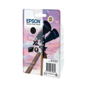 Epson T02W1 Tintapatron Black 9, 2ml No.502XL, C13T02W14010 kép