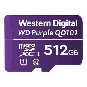Western Digital Purple 512GB microSDXC Class 10 UHS-I memóriakártya kép