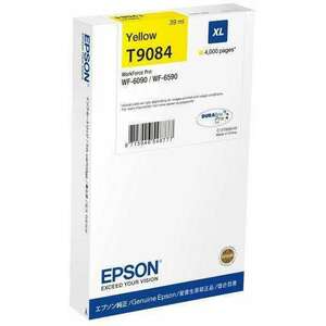 Epson T9084 Tintapatron Yellow 4.000 oldal kapacitás, C13T908440 kép