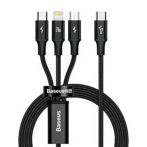 Baseus Rapid Series USB 3in1 kábel Micro USB + Lightning + USB-C... kép