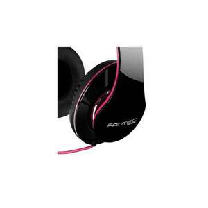 Fantec SHP-250AJ Headset Vezetékes Fejpánt Zene Fekete, Rózsaszín kép
