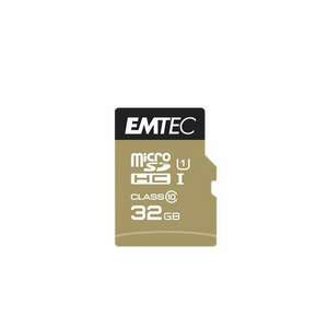 EMTEC Memóriakártya, microSDHC, 32GB, UHS-I/U1, 85/20 MB/s, adapt... kép