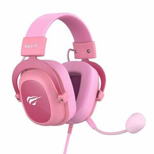 Havit H2002D gaming headphones (pink) kép