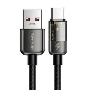 Cable USB-C Mcdodo CA-3150, 6A, 1.2m (black) kép