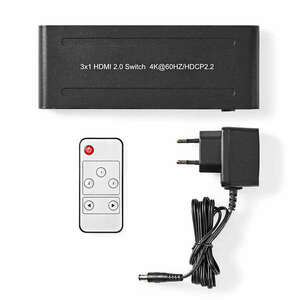 HDMI ™ Switch | 3-Port port(s) | 3x HDMI™ Bemenet | 1x HDMI™ Kime... kép