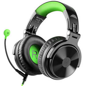 OneOdio Pro-G fekete-zöld gamer headset kép