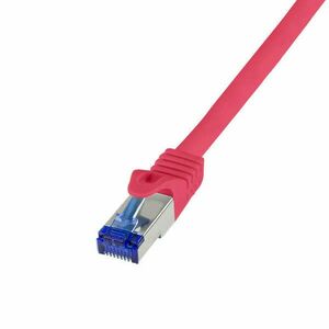 Logilink Patch kábel Ultraflex, Cat.6A, S/FTP, piros, 0, 5 m kép