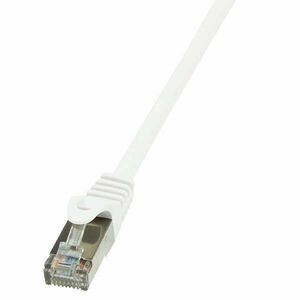 LogiLink Patch kábel Econline, Cat.6, F/UTP, fehér, 5 m kép