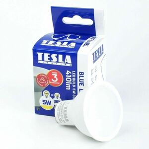 Tesla - LED izzó, GU10, 5W, 230V, 400lm, 3000K, 100°, szabályozható kép