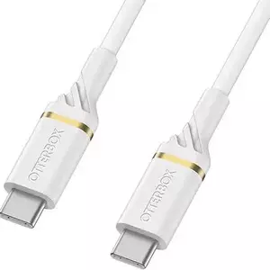 Kábel OtterBox 1m USB-C to USB-C Fast Charge Cable, White (78-52672) kép