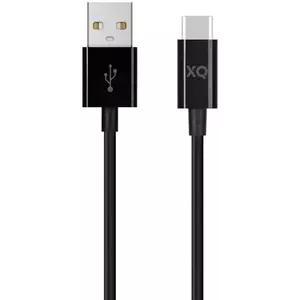Kábel XQISIT NP Charge & Sync USB-C to USB-A 3.0 150cm black (50838) kép