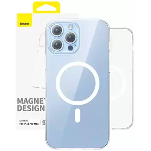 Tok Magnetic Phone Case for iPhone 13 PRO MAX Baseus OS-Lucent Series (Clear) kép