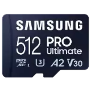 Memóriakártya Samsung micro SDXC 512GB PRO Ultimate + SD adaptér kép