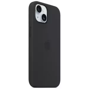 Tok Apple iPhone 15 Silicone Case with MS - Black kép