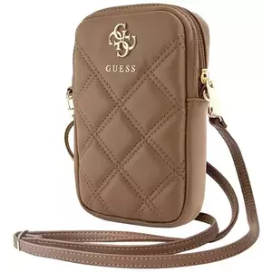 Guess Handbag GUWBZPSQSSGW brown Zip Quilted 4G (GUWBZPSQSSGW) kép