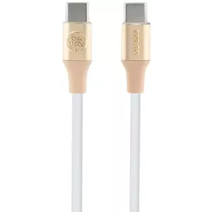 Kábel Guess GUCCLALRGDD kabel USB-C - USB-C 1.5m Fast Charging light gold Ebossed Logo (GUCCLALRGDD) kép