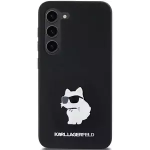 Tok Karl Lagerfeld KLHCSA55SMHCNPK A55 A556 black hardcase Silicone Choupette Metal Pin (KLHCSA55SMHCNPK) kép