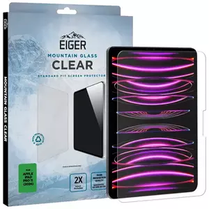 TEMPERED KIJELZŐVÉDŐ FÓLIA Eiger Mountain Glass CLEAR Tablet Screen Protector for iPad Pro 11 (2024) kép