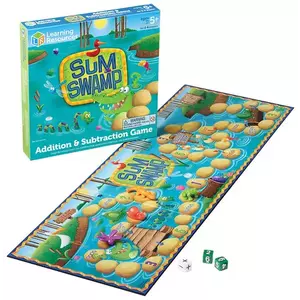 Egy játék Learning Resources Sum Swamp LER 5052 math board game kép