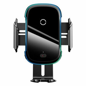 Baseus Smart Vehicle Bracket autós telefontartó, Qi vezeték nélküli töltő, fekete (WXHW03-01) kép