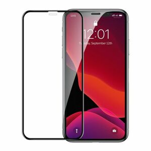 Baseus Curved-screen üvegfólia iPhone 11 / iPhone XR, fekete (SGAPIPH61-APE01) kép