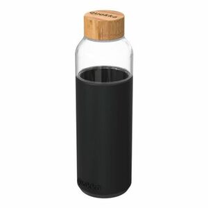 Quokka Flow üveg kulacs 660 ml, fekete kép