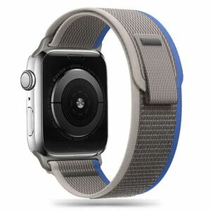Tech-Protect Nylon szíj Apple Watch 42/44/45/49mm, grey/blue kép