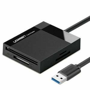 Ugreen CR125 kártyaolvasó USB 3.0 SD / micro SD / CF / MS, fekete (30333) kép