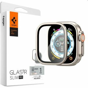 Spigen Glas.tR Slim Pro védőüveg Apple Watch Ultra számára, titanium kép