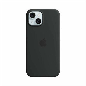 Apple iPhone 15 Szilikontok MagSafe-vel - Fekete kép