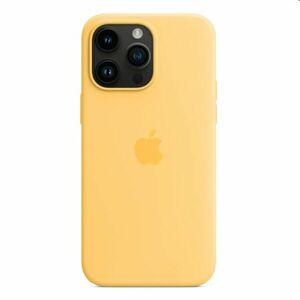 Apple iPhone 14 Pro Max Silicone Case with MagSafe, sunglow kép